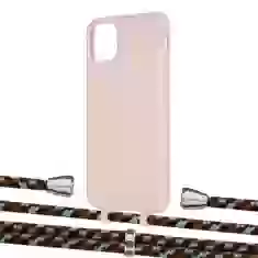 Чехол Upex Alter Eyelets for iPhone 11 Pro Max Crepe with Aide Cinnamon Camouflage and Casquette Silver (UP111915)