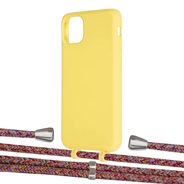 Чехол Upex Alter Eyelets for iPhone 11 Pro Max Daffodil with Aide Melanger and Casquette Silver (UP112058)