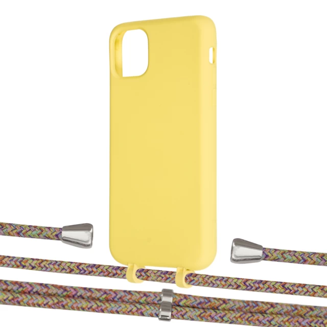 Чехол Upex Alter Eyelets for iPhone 11 Pro Max Daffodil with Aide Confondre and Casquette Silver (UP112059)