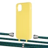 Чехол Upex Alter Eyelets for iPhone 11 Pro Max Daffodil with Aide Emeraude and Casquette Silver (UP112062)