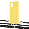 Чехол Upex Alter Eyelets for iPhone 11 Pro Max Daffodil with Aide Black Dots and Casquette Gold (UP112082)