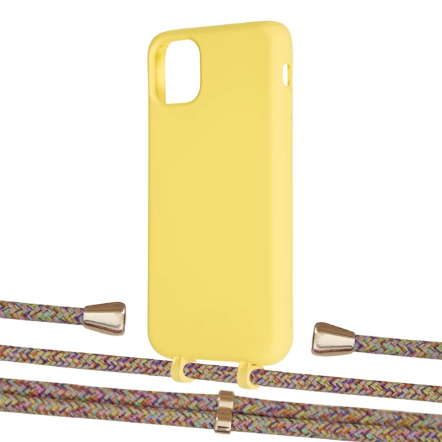 Чехол Upex Alter Eyelets for iPhone 11 Pro Max Daffodil with Aide Confondre and Casquette Gold (UP112094)