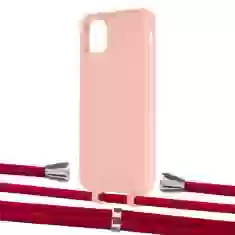 Чохол Upex Alter Eyelets for iPhone 11 Pro Max Tangerine with Aide Red and Casquette Silver (UP112169)