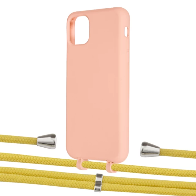 Чехол Upex Alter Eyelets for iPhone 11 Pro Max Tangerine with Aide Corn and Casquette Silver (UP112171)
