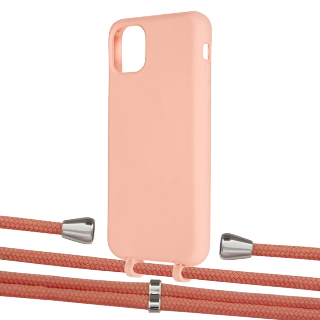 Чохол Upex Alter Eyelets for iPhone 11 Pro Max Tangerine with Aide Cantaloupe and Casquette Silver (UP112174)