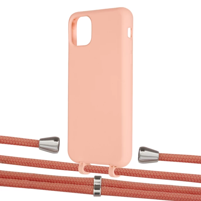 Чехол Upex Alter Eyelets for iPhone 11 Pro Max Tangerine with Aide Cantaloupe and Casquette Silver (UP112174)