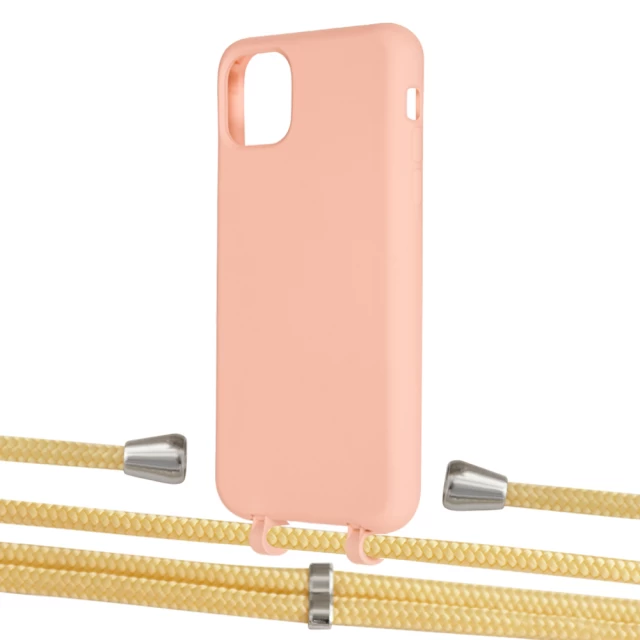 Чохол Upex Alter Eyelets for iPhone 11 Pro Max Tangerine with Aide Banana and Casquette Silver (UP112185)