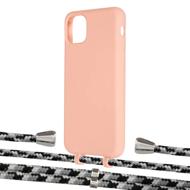 Чехол Upex Alter Eyelets for iPhone 11 Pro Max Tangerine with Aide Life Road and Casquette Silver (UP112188)