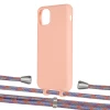 Чехол Upex Alter Eyelets for iPhone 11 Pro Max Tangerine with Aide Blue Sunset and Casquette Silver (UP112191)