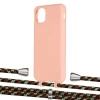 Чехол Upex Alter Eyelets for iPhone 11 Pro Max Tangerine with Aide Cinnamon Camouflage and Casquette Silver (UP112195)