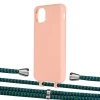 Чехол Upex Alter Eyelets for iPhone 11 Pro Max Tangerine with Aide Emeraude and Casquette Silver (UP112202)