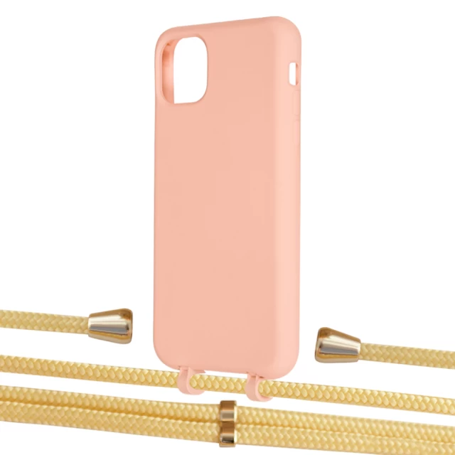 Чохол Upex Alter Eyelets for iPhone 11 Pro Max Tangerine with Aide Banana and Casquette Gold (UP112220)