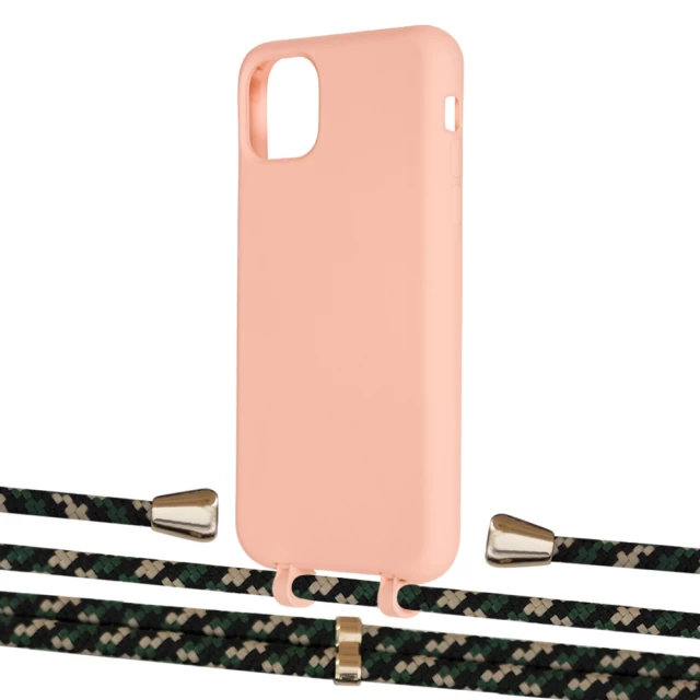 Чохол Upex Alter Eyelets for iPhone 11 Pro Max Tangerine with Aide Juniper Camouflage and Casquette Gold (UP112229)