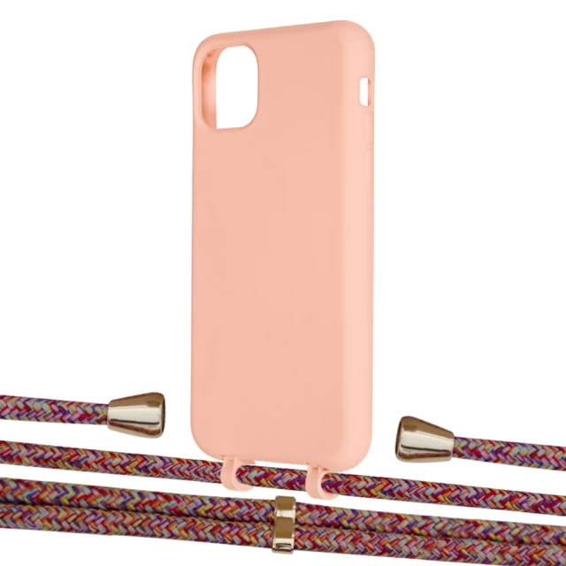 Чохол Upex Alter Eyelets for iPhone 11 Pro Max Tangerine with Aide Melanger and Casquette Gold (UP112233)