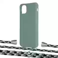 Чехол Upex Alter Eyelets for iPhone 11 Pro Max Basil with Aide Life Road and Casquette Silver (UP112328)