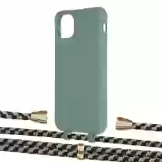 Чохол Upex Alter Eyelets for iPhone 11 Pro Max Basil with Aide Copper and Casquette Gold (UP112361)