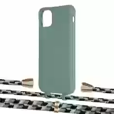 Чехол Upex Alter Eyelets for iPhone 11 Pro Max Basil with Aide Life Road and Casquette Gold (UP112363)