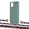 Чохол Upex Alter Eyelets for iPhone 11 Pro Max Basil with Aide Orange Azure and Casquette Gold (UP112367)