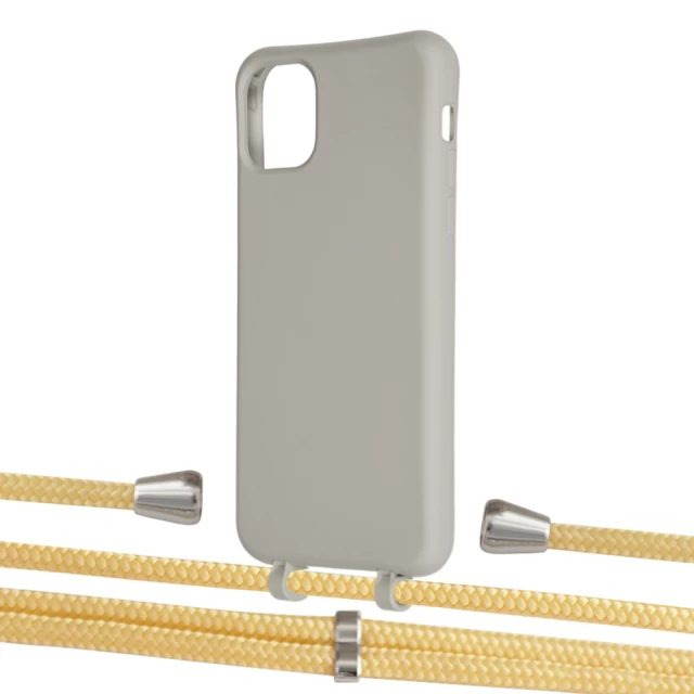 Чохол Upex Alter Eyelets for iPhone 11 Pro Max Anchor with Aide Banana and Casquette Silver (UP112465)