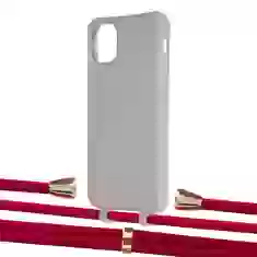 Чохол Upex Alter Eyelets for iPhone 11 Pro Max Anchor with Aide Red and Casquette Gold (UP112484)