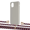 Чехол Upex Alter Eyelets for iPhone 11 Pro Max Anchor with Aide Burgundy Camouflage and Casquette Gold (UP112508)