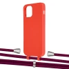 Чехол Upex Alter Eyelets for iPhone 12 | 12 Pro Red with Aide Byzantine and Casquette Silver (UP112732)