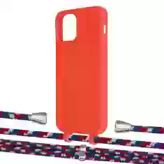 Чохол Upex Alter Eyelets for iPhone 12 | 12 Pro Red with Aide Police and Casquette Silver (UP112750)