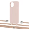 Чохол Upex Alter Eyelets for iPhone 12 | 12 Pro Crepe with Aide Creole Pink and Casquette Silver (UP112884)