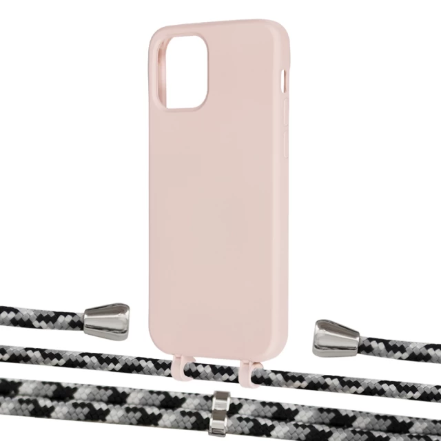 Чехол Upex Alter Eyelets for iPhone 12 | 12 Pro Crepe with Aide Life Road and Casquette Silver (UP112888)