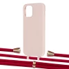 Чохол Upex Alter Eyelets for iPhone 12 | 12 Pro Crepe with Aide Red and Casquette Gold (UP112904)
