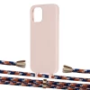 Чехол Upex Alter Eyelets for iPhone 12 | 12 Pro Crepe with Aide Orange Azure and Casquette Gold (UP112927)
