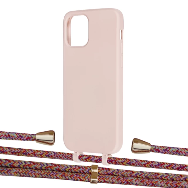 Чохол Upex Alter Eyelets for iPhone 12 | 12 Pro Crepe with Aide Melanger and Casquette Gold (UP112933)