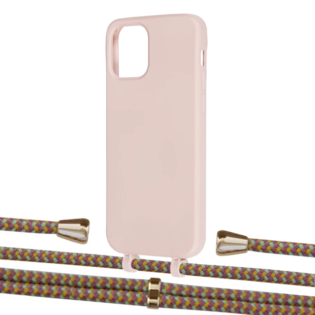 Чехол Upex Alter Eyelets for iPhone 12 | 12 Pro Crepe with Aide Couleur Vintage and Casquette Gold (UP112935)