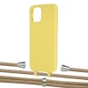 Чехол Upex Alter Eyelets for iPhone 12 | 12 Pro Daffodil with Aide Sand and Casquette Silver (UP113022)