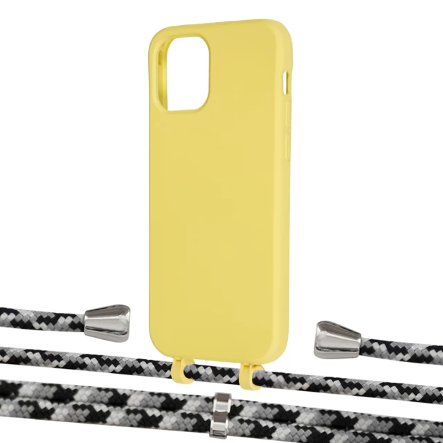 Чохол Upex Alter Eyelets for iPhone 12 | 12 Pro Daffodil with Aide Life Road and Casquette Silver (UP113028)