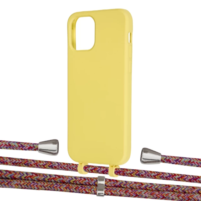 Чохол Upex Alter Eyelets for iPhone 12 | 12 Pro Daffodil with Aide Melanger and Casquette Silver (UP113038)