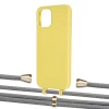 Чохол Upex Alter Eyelets for iPhone 12 | 12 Pro Daffodil with Aide Gray and Casquette Gold (UP113054)