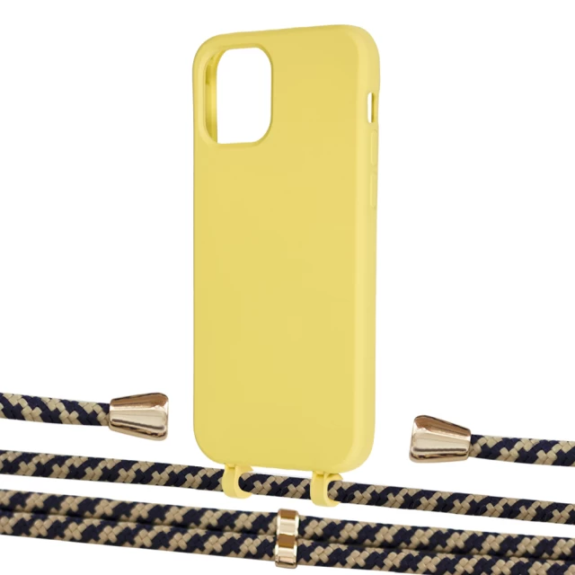 Чохол Upex Alter Eyelets for iPhone 12 | 12 Pro Daffodil with Aide Copper and Casquette Gold (UP113061)