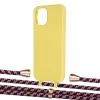 Чехол Upex Alter Eyelets for iPhone 12 | 12 Pro Daffodil with Aide Burgundy Camouflage and Casquette Gold (UP113068)