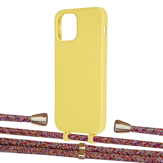 Чохол Upex Alter Eyelets for iPhone 12 | 12 Pro Daffodil with Aide Melanger and Casquette Gold (UP113073)