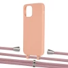 Чохол Upex Alter Eyelets for iPhone 12 | 12 Pro Tangerine with Aide Carnation and Casquette Silver (UP113158)