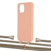 Чехол Upex Alter Eyelets for iPhone 12 | 12 Pro Tangerine with Aide Champagne and Casquette Gold (UP113196)