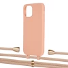 Чехол Upex Alter Eyelets for iPhone 12 | 12 Pro Tangerine with Aide Creole Pink and Casquette Gold (UP113199)
