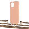 Чехол Upex Alter Eyelets for iPhone 12 | 12 Pro Tangerine with Aide Couleur Vintage and Casquette Gold (UP113215)