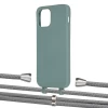 Чохол Upex Alter Eyelets for iPhone 12 | 12 Pro Basil with Aide Gray and Casquette Silver (UP113299)