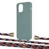 Чохол Upex Alter Eyelets for iPhone 12 | 12 Pro Basil with Aide Orange Azure and Casquette Gold (UP113347)