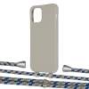 Чехол Upex Alter Eyelets for iPhone 12 | 12 Pro Anchor with Aide Steel Camouflage and Casquette Silver (UP113456)