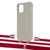 Чехол Upex Alter Eyelets for iPhone 12 | 12 Pro Anchor with Aide Red and Casquette Gold (UP113464)