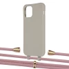 Чохол Upex Alter Eyelets for iPhone 12 | 12 Pro Anchor with Aide Carnation and Casquette Gold (UP113473)