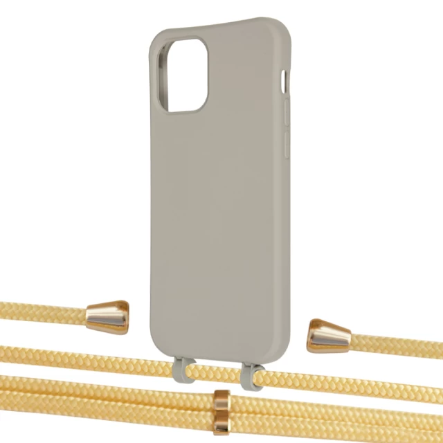Чохол Upex Alter Eyelets for iPhone 12 | 12 Pro Anchor with Aide Banana and Casquette Gold (UP113480)